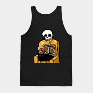 Morning Coffee With Cat Tank Top